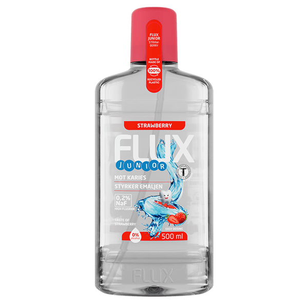 Flux Junior fluorskyll jordbær